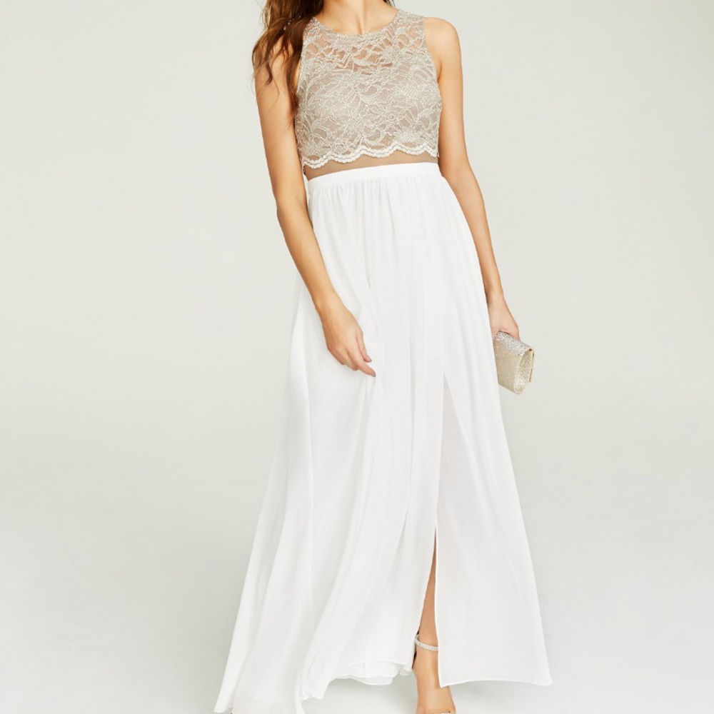 Maxi dress with lace top detail size 9 NWT $99